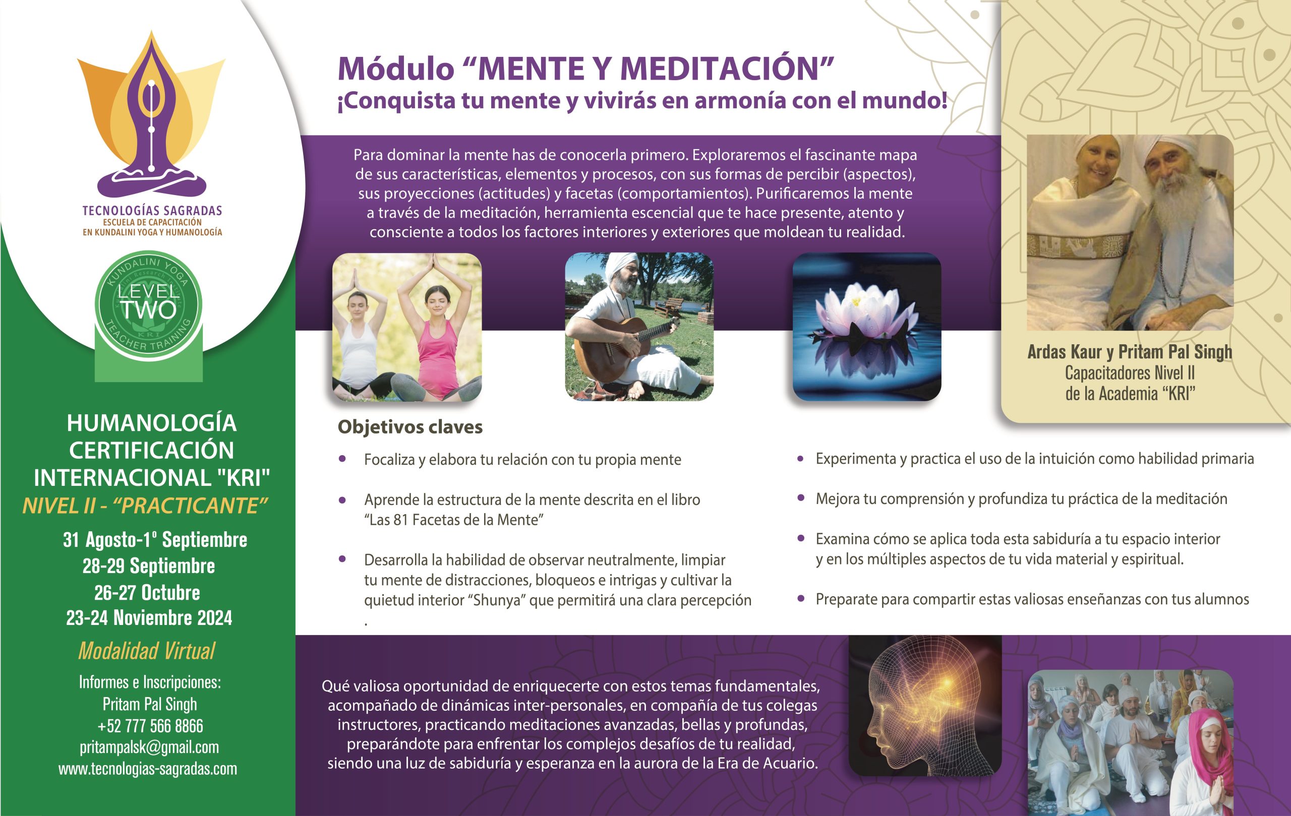 Nivel II "Mente y Meditación" 2024